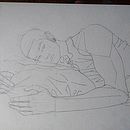 Meu projeto do curso: Desenho expressivo da figura humana: explore formas e cores. Drawing, Figure Drawing, Fine Arts, Gouache Painting, Pencil Drawing, Portrait Drawing, and Realistic Drawing project by Mayrla Karla Gonçalves silva - 09.22.2024