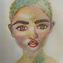 Mi proyecto del curso: Dibujo de retratos llamativos con lápices de colores. Projekt z dziedziny R, sowanie kredkami,  R, sunek, Portret i Sketchbook użytkownika dorarincon27 - 21.09.2024