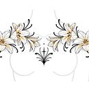 Meu projeto do curso: Design de tatuagem botânica com Procreate. Un progetto di Illustrazione botanica, Illustrazione digitale, Illustrazione tradizionale e Design di tatuaggi di Daniela Demori - 24.09.2024