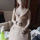 Mi proyecto del curso: Escultura figurativa en cerámica. Un projet de Artisanat , et Céramique de bimopu - 06.09.2024