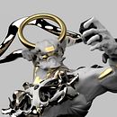 Mi proyecto del curso:  DRAGON DE ORO Ein Projekt aus dem Bereich 3D, Concept Art, Design von 3-D-Figuren, 3-D-Modellierung und Videospiele von Juan Garcia - 24.09.2024