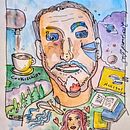 My project for course: Surreal Illustration with Watercolor and Ink. Desenho, Artes plásticas, Ilustração tradicional, Pintura, e Pintura em aquarela projeto de Pepe Fainberg - 26.09.2024