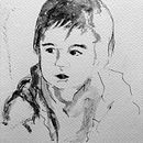 Mi proyecto del curso: Pintura artística con tinta china. Un proyecto de Dibujo artístico, Bellas Artes, Ilustración tradicional, Ilustración con tinta, Pintura, Dibujo a lápiz y Dibujo de Retrato de rgenaro1_1 - 21.09.2024