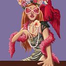 Mi proyecto del curso: Personajes femeninos poderosos: ilustra la diversidad. Un proyecto de Dibujo digital, Ilustración tradicional, Ilustración digital, Pintura y Pintura digital de equintaslamas - 30.09.2024