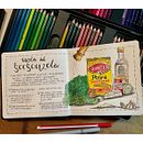 My 3 Pasta Recipe projects. Een project van  Tekening, Traditionele illustratie,  Illustratie met inkt, Vectorillustratie, Sketchbook, Craft, Redactioneel ontwerp,  Schetsen,  Creativiteit y Aquarelschilderen van angelinavg - 30.09.2024