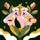 My project for course: Creative Composition for Illustration with Procreate. Un projet de Créativité, Dessin numérique, Illustration traditionnelle et Illustration numérique de Ngọc Trần - 30.09.2024