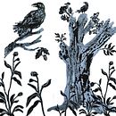 IL CORVO INNAMORATO per ILLUSTRAZIONE SPERIMENTALE E CREATIVA CON CHINA E ACRILICO DI E. TALENTINO. Un projet de Illustration traditionnelle , et Beaux Arts de Stefania Vanni - 02.10.2024