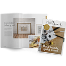 Design of my own magazine. Een project van Grafisch ontwerp y Digitaal ontwerp van sarah_creacontext - 03.10.2024