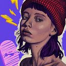 Mi proyecto del curso: Retrato ilustrado con Procreate. Traditional illustration, Vector Illustration, Portrait Drawing, and Digital Illustration project by David López González - 10.03.2024