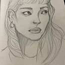 Meu projeto do curso: Caderno de retratos: explore o rosto humano. Un projet de Dessin artistique, Dessin, Dessin de portrait, Carnet de croquis , et Esquisse  de Osa Barbosa - 03.10.2024