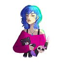 Lau2024 . % Laura Disconzi tarafından hazırlanan Dijital İllüstras, Ve on projesi - 10.01.2024