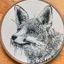 Fox portrait . Bordir, Seni Serat, Ilustrasi tradisional, Gambar Realistis, Dan Desain Tekstil proyek oleh rosie_spiegelhalter - 10.04.2024