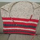 Mi proyecto del curso: Introducción al tejido de punto de prendas oversize. Accessor, Design, Fashion Design, Fiber Arts, and Knitting project by Andrea Clark - 10.05.2024