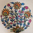 My project for course: Introduction to Islamic Art: Create Biomorphic Patterns. Een project van  Tekening,  Illustratie met inkt, Schilderij, Patroonontwerp y Aquarelschilderen van Maddy Popa - 09.10.2024