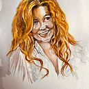 Mon projet du cours : Portrait artistique à l’aquarelle. Een project van  Beeldende kunst,  Portrettekening, Schilderij y Aquarelschilderen van Alain Deschamps dit Desal - 07.10.2024