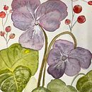 Mi proyecto del curso: Acuarela floral: conecta con la naturaleza Ein Projekt aus dem Bereich Botanische Illustration, Traditionelle Illustration, Malerei und Aquarellmalerei von Wendy Picado Monge - 10.10.2024