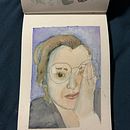 self portrait 1. Fine Arts, Painting, and Traditional illustration project by moriahwisdom - 10.10.2024