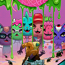 MUTANT CATS - THE GRAPHIC NOVEL. Un proyecto de Cómic, Ilustración digital, Diseño de personajes e Ilustración tradicional de Alex Arizmendi - 28.12.2023