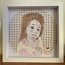 My project for course: Creation of Embroidered Portraits. Embroider, and Textile Design project by aletdebruin - 10.10.2024