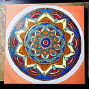 Mi proyecto del curso: Zentangle y mandalas: dibuja patrones armónicos . Pictură acrilică, Crearea cu copiii, Desen și Pictura de Victoria García - 10.12.2024