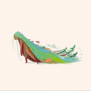 TIERRA. Digital Illustration, Botanical Illustration, Editorial Illustration, Naturalistic Illustration, and Character Design project by Maria Tamarit Gimeno - 10.15.2024