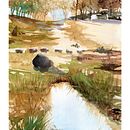 My project for course: Natural Landscapes in Watercolor. Een project van  Beeldende kunst, Schilderij y Aquarelschilderen van j_lagatta - 15.10.2024