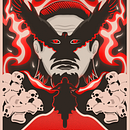 Meu projeto do curso: Ilustração vetorial: mais volume e rock and roll. Een project van Traditionele illustratie, Digitale illustratie, Vectorillustratie y Posterontwerp van Alysson Ramos - 15.10.2024