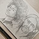 Mi proyecto del curso: Sketchbook de retrato: explora el rostro humano. Un progetto di Disegno artistico, Disegno, Disegno di ritratti, Sketchbook e Bozzetti di Laura Navarro Lorente - 16.10.2024