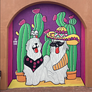 Viejo Pastor Ingles Ein Projekt aus dem Bereich Malerei mit Acr, l, Malerei, Urban Art, Digitale Illustration und Dekoratives Malen von Jose Luis Campos Bautista - 18.10.2024