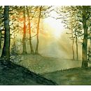 My project for course: Dreamy Watercolor Landscapes: Paint with Light. Een project van Schilderij y Aquarelschilderen van j_lagatta - 18.10.2024