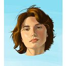 Woman Portrait. Pintura digital projeto de Kai Rechtern - 30.09.2024