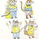 My project for course: Character Creation for Illustrated Books with Watercolor. Design de personagens, Ilustração infantil, e Pintura em aquarela projeto de Marianna Guerra - 21.10.2024