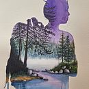 Mi proyecto del curso: Acuarela con doble exposición: pintura de naturaleza. Ilustração tradicional, Ilustração naturalista, Desenho realista, e Pintura em aquarela projeto de Martha Ortiz - 23.10.2024