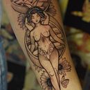 La mujer como creación. Tattoo Design project by Paula Alvarez Maya - 03.08.2024