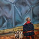 plateau. Een project van  Olieverfschilderij van Justyna Hølaas - 25.10.2024