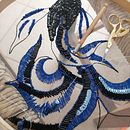 Mi proyecto del curso: Introducción al bordado de crochet de Lunéville . Broderie, Design vestimentar și Design textil de Edna Miroslava Cruz López - 10.25.2024