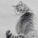 My project for course: Animal Illustration with Charcoal and Ink. Een project van  Tekening,  Illustratie met inkt, Naturalistische illustratie y  Beeldende kunst van Joanne Xu - 26.10.2024