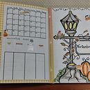 Mi Bullet Journal de Noviembre de 2024. Arts, Crafts, DIY, H, Lettering, Traditional illustration, Lettering, Management, Productivit, Design, and Design Management project by puuurplemary - 10.28.2024