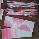 Mon projet du cours : Tissage : Expérimentation des couleurs, des motifs et des matériaux . Arts, Crafts, Fiber Arts, Furniture Design, Making, Interior Decoration, Textile Design, and Weaving project by Mirella - 10.30.2024