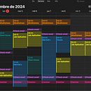 Mi proyecto del curso: Organización de agenda: gestiona tu tiempo y energía. Een project van Creatieve consultanc van María Paz Cevallos Contreras - 04.11.2024