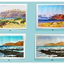 Famara, Lanzarote - Acuarelas y dibujos. Een project van Aquarelschilderen y  Tekening van Pedro Villarrubia - 31.10.2024