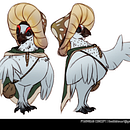 Ptarmigan Character Concept Art. Un proyecto de Dibujo digital, Diseño de personajes y Concept Art de arthurb - 29.08.2024