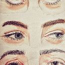 Mi proyecto del curso: Dibujos con acuarela: cómo pintar ojos expresivos I. Een project van  Beeldende kunst, Schilderij,  Portrettekening y Aquarelschilderen van oligardom3 - 04.11.2024