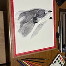 Meu projeto do curso: Retratos expressivos de animais em aquarela. Un projet de Dessin réaliste, Illustration traditionnelle, Illustration naturaliste , et Aquarelle de Marina Andrade - 04.11.2024