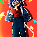 Mi proyecto del curso: Creación de personajes manga urbanos . Character Design, Digital Drawing, Digital Illustration, Traditional illustration, and Manga project by Ana Valeria Pérez Maya - 11.05.2024