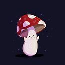 Kawaii mushroom. Digital Illustration project by Rebecca - 11.05.2024