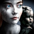 La fille de porcelaine. Photomontage project by David Petznick - 11.25.2024