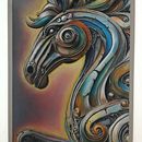 Spirito di Metallo: Il Cavallo Meccanico".. Un progetto di Disegno a matita di Lara Barbali - 03.11.2024