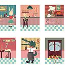 Mi proyecto del curso: Ilustración vintage para libros infantiles. Een project van  Boekbinding, Kinderillustratie, Kinderliteratuur, Redactioneel ontwerp, Verhaallijn y Papercraft van Claudia Pájaro - 06.11.2024