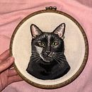 My project for course: Embroidered Pet Portraits: The Thread Painting Technique. Embroider, Naturalistic Illustration, and Textile Design project by Stefania Mercuri - 10.02.2024